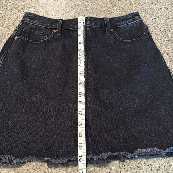 ABERCROMBIE Zoe Natural Rise Vintage A-Line Full Zip Skirt - Picture 7 of 10